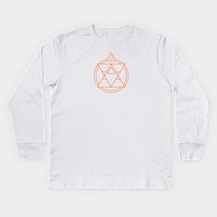 Flame Alchemy Kids Long Sleeve T-Shirt